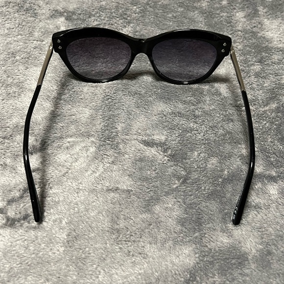 Tom Ford cat eye sunglasses black and silver - Picture 4 of 9